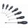 BGS technic Schraubendreher-Satz | T-Profil (für Torx) mit Bohrung | T10 - T40 | 7-tlg.