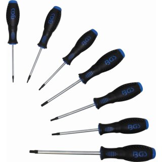 BGS technic Schraubendreher-Satz | T-Profil (für Torx) | T10 - T40 | 7-tlg.