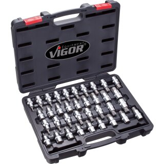 Vigor 1/2" SCHRAUBENDREHEREINSATZ-SORTIMENT