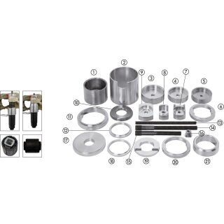 Vigor SILENTBUCHSEN-SATZ, HINTEN BMWE60-65,E90