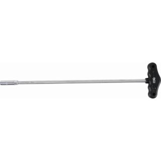 BGS technic Steckschlüssel mit T-Griff, Sechskant | Länge 430 mm | SW 10 mm