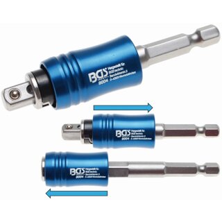 BGS technic Magnethalter für Bits und Steckschlüssel "2-IN-1"