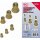 BGS technic Nietmuttern-Sortiment | verzinkter Stahl | 150-tlg.