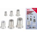BGS technic Nietmuttern-Sortiment | Aluminium | 150-tlg.