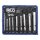 BGS technic Rohrsteckschlüssel-Satz | SW 6 x 7 - 20 x 22 mm | 9-tlg.
