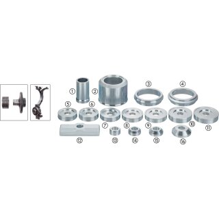 Vigor UNIVERSAL RADLAGER-SATZ
