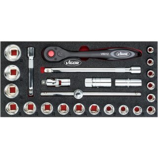 Vigor WEICHSCHAUMEINLAGE MIT 1/2"SORTIMENT