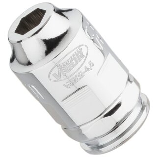 VIGOR Steckschlüssel-Einsatz, superflach V5202-4.5 | Vierkant6,3 mm (1/4 Zoll) | Außen-Sechskant Profil | 4.5