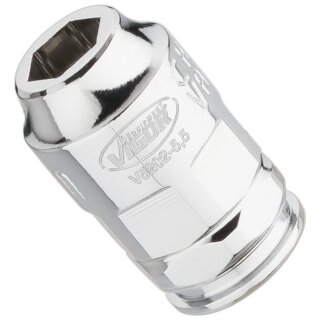 VIGOR Steckschlüssel-Einsatz, superflach V5202-5.5 | Vierkant6,3 mm (1/4 Zoll) | Außen-Sechskant Profil | 5.5