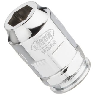 VIGOR Steckschlüssel-Einsatz, superflach V5202-6 | Vierkant6,3 mm (1/4 Zoll) | Außen-Sechskant Profil | 6
