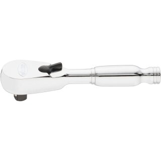 VIGOR Feinzahn-Umschaltknarre, extrakurze Ausführung V4944-XS | Vierkant 6,3 mm (1/4 Zoll) | Gesamtlänge: 95 mm