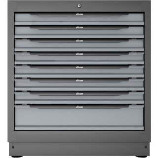 VIGOR Schubladen-Unterschrank, 8 Schubladen?-?861 mm V6000-032XL | Gesamtlänge: 861 mm