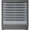 VIGOR Schubladen-Unterschrank, 8 Schubladen?-?861 mm...
