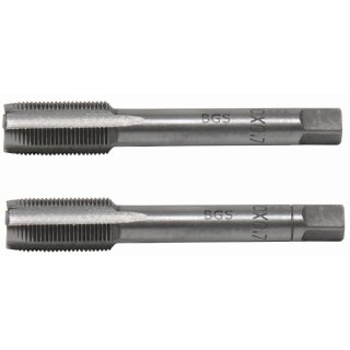 BGS technic Gewindebohrer | Vor- und Fertigschneider | M10 x 0,75 | 2-tlg.
