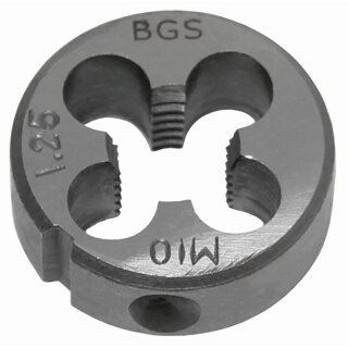 BGS technic Gewindeschneideisen | M10 x 1,25 x 25 mm