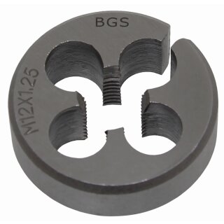 BGS technic Gewindeschneideisen | M12 x 1,5 x 38 mm