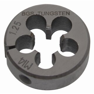 BGS technic Gewindeschneideisen | M14 x 1,25 x 38 mm
