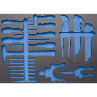 BGS technic Werkstattwageneinlage 3/3 | leer | für Art. 4038