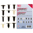 BGS technic Tannenbaumclip-Sortiment für GM, VW, Chrysler, BMW, Nissan Ford | 340-tlg.
