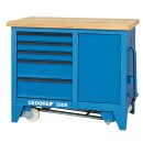 Gedore Rollwerkbank Mit 5 Schubladen Und Staufach