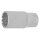 BGS technic Steckschlüssel-Einsatz Zwölfkant, tief | Antrieb Innenvierkant 12,5 mm (1/2") | SW 28 mm