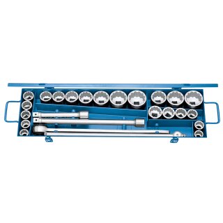 Gedore Steckschlüssel-Satz 3/4" 25-tlg UD-Profil mm+ZOLL