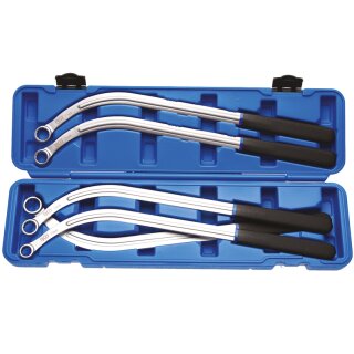 BGS technic Spannrollenschlüssel-Satz | Zwölfkant SW 13 - 19 mm | 5-tlg.