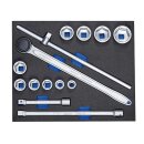 Gedore Steckschlüssel-Sortiment 3/4“ In 3/4 Check-Tool-Modul