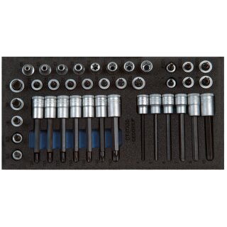 Gedore Satz Schraubendrehereinsätze 3/8“ In 1/3 Check-Tool-Modul