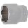 BGS technic Steckschlüssel-Einsatz Sechskant | Antrieb Innenvierkant 12,5 mm (1/2") | SW 28 mm