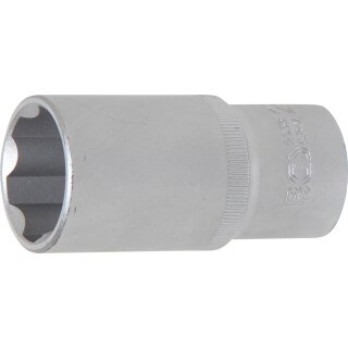BGS technic Steckschlüssel-Einsatz Super Lock, tief | Antrieb Innenvierkant 12,5 mm (1/2") | SW 28 mm