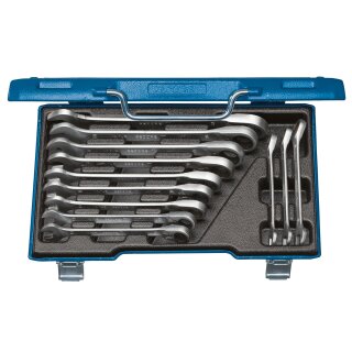 Gedore Satz Maulschlüssel mit Ringratsche, umschaltbar 12-tlg 8-19 mm