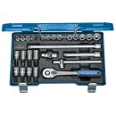 Gedore Steckschlüssel-Satz 3/8" 26-tlg 6-kant...