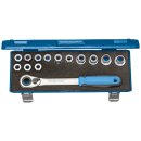 Gedore Steckschlüssel-Satz 1/2" 14-tlg 10-24 mm