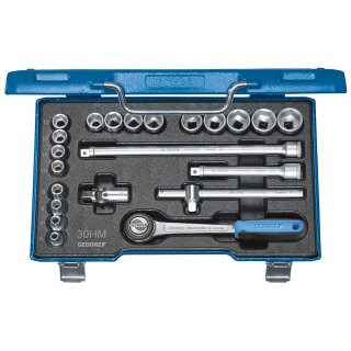 Gedore Steckschlüssel-Satz 3/8" 22-tlg 6-kant 6-22 mm