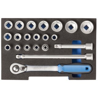 Gedore Steckschlüssel-Satz 1/2" in 1/2 L-BOXX 136 Modul