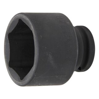 BGS technic Kraft-Steckschlüssel-Einsatz Sechskant | Antrieb Innenvierkant 20 mm (3/4") | SW 48 mm