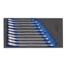 Gedore Satz Maulschlüssel Mit Ringratsche, Umschaltbar In 1/3 Check-Tool-Modul