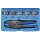 BGS technic Crimpzangen-Satz mit 5 Paar Backen