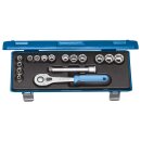 Gedore Steckschlüssel-Satz 3/8" 16-tlg 6-kant...