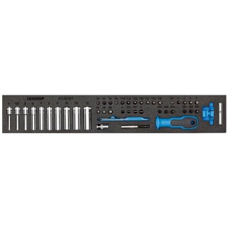 Gedore Steckschlüssel-Sortiment 1/4“ In Ct-Modul