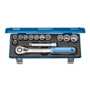 Gedore Steckschlüssel-Satz 1/2" 13-tlg UD 10-24 mm