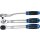 BGS technic Umschaltknarre | extra lang | Abtrieb Außenvierkant 10 mm (3/8") | 254 mm