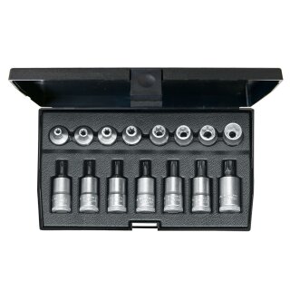 Gedore Schraubendreher-Satz 3/8" 15-tlg Innen-Außen-TORX