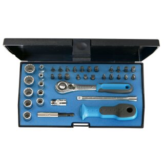 Gedore Steckschlüssel-Satz 1/4" 37-tlg