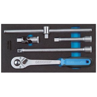 Gedore Zubehör Für Steckschlüssel-Einsätze 1/2“ In 1/3 Check-Tool-Modul
