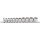 BGS technic Steckschlüssel-Einsatz-Satz, Sechskant | Antrieb Innenvierkant 10 mm (3/8") | SW 5/16" - 7/8" | 11-tlg.