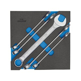 Gedore Ring-Maulschlüssel-Satz In 2/3 Check-Tool-Modul
