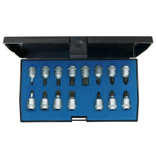Gedore Schraubendreher-Satz 1/4" 15-tlg IN-IS-PH-PZ