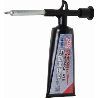 BGS technic Mini-Fettpresse mit 100 g Lithium-Fett (1 Tube)